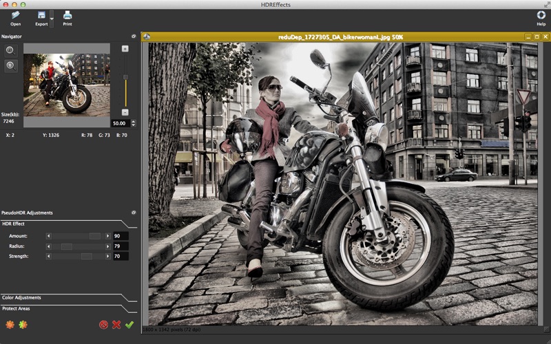 Screenshot #1 pour HDREffectsPhoto