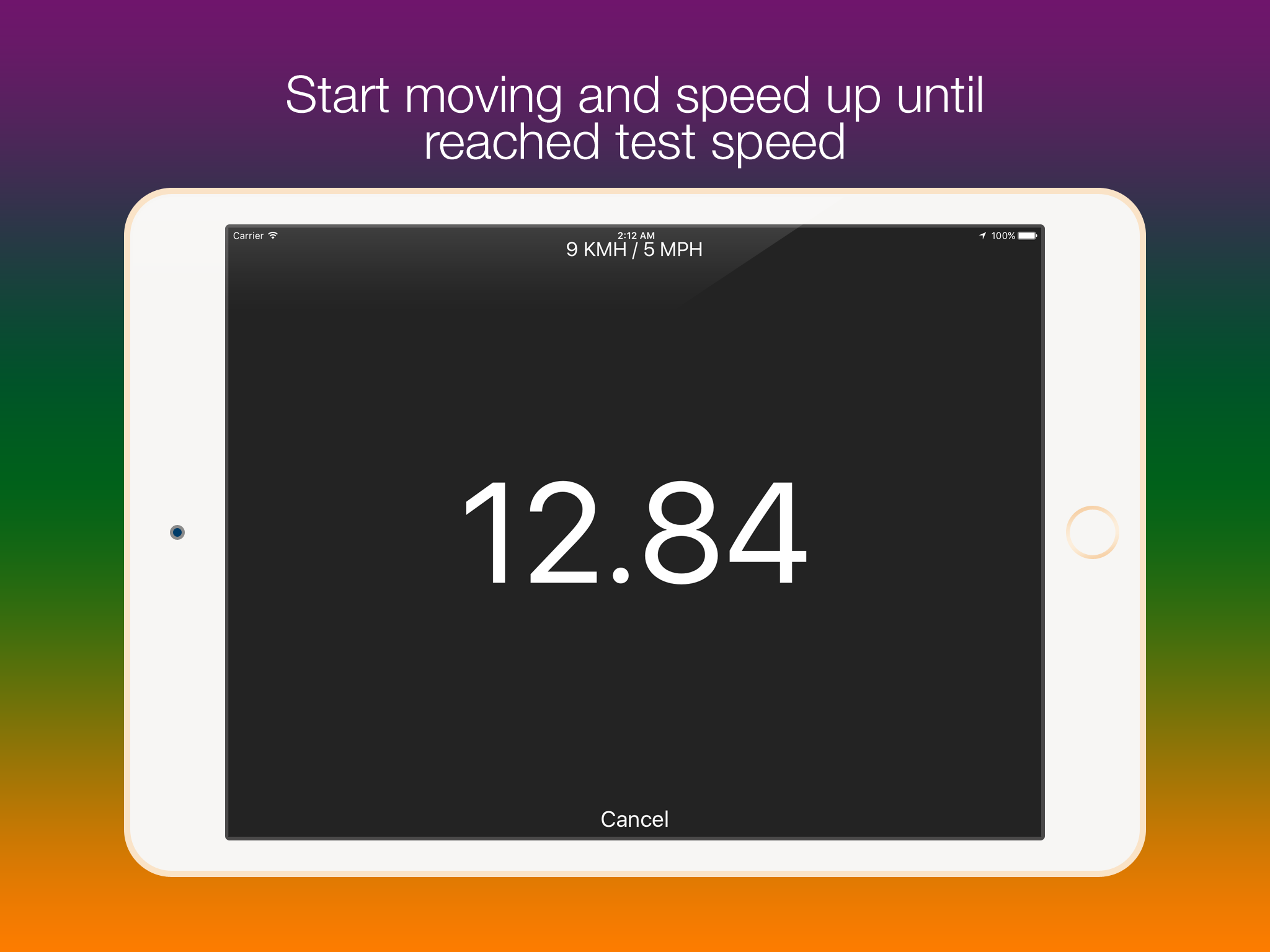SpeedUp - Acceleration test 0-100 kmh 0-60 mph screenshot 6