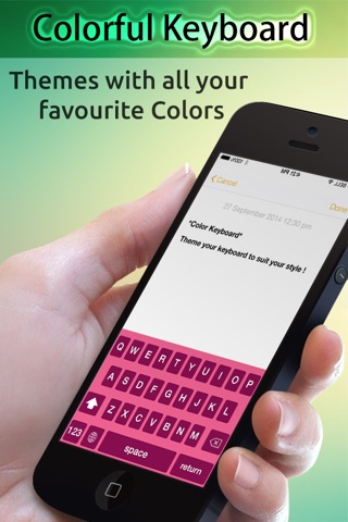 Colorful Keyboard - custom keyboards screenshot 3
