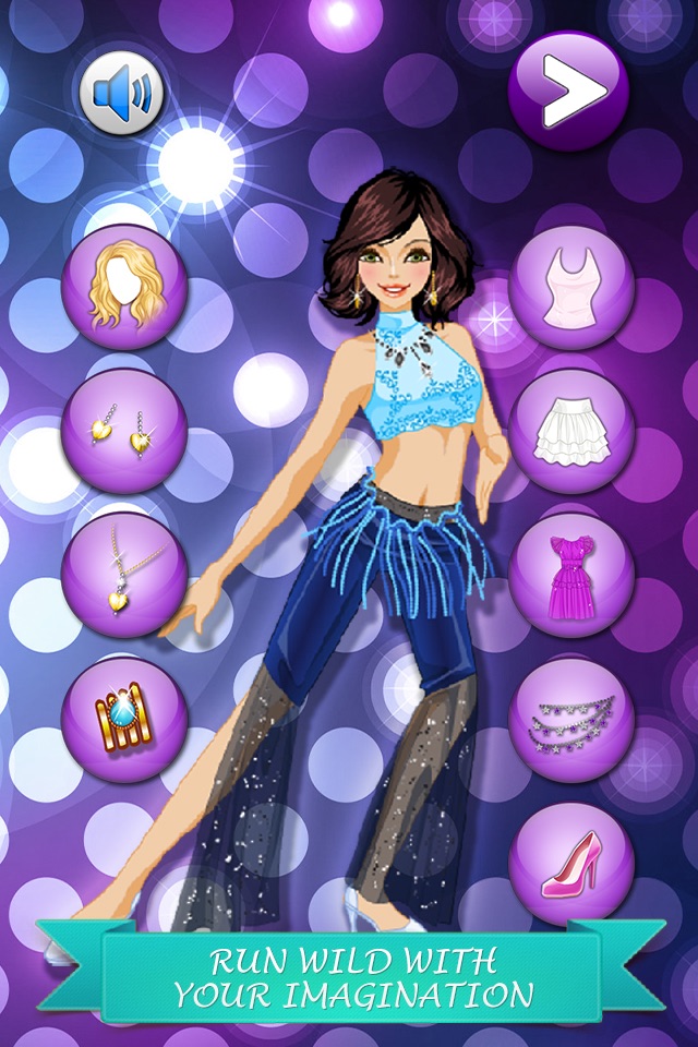 Salsa Girl Dancer Makeover - Cute fashion dress up game for girls and kids screenshot 3