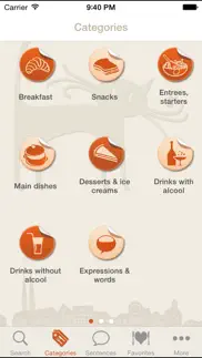 bon appétit - french food and drink glossary iphone screenshot 1