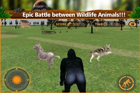 Wild Gorilla Attack Simulator 3D screenshot 4