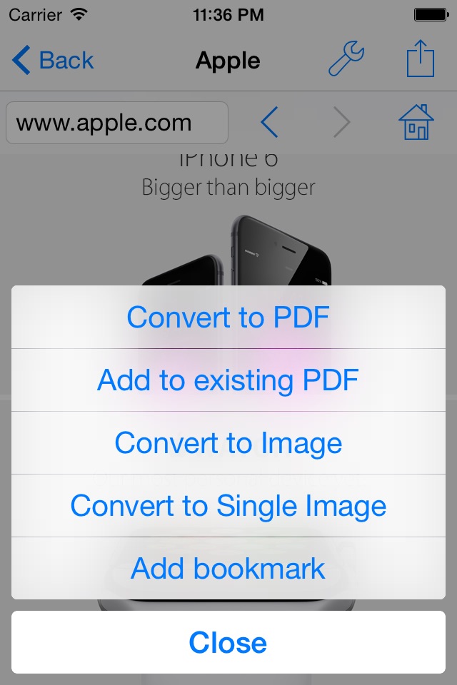 Cool Converter - Convert documents, Web Pages to  PDF or Images screenshot 3