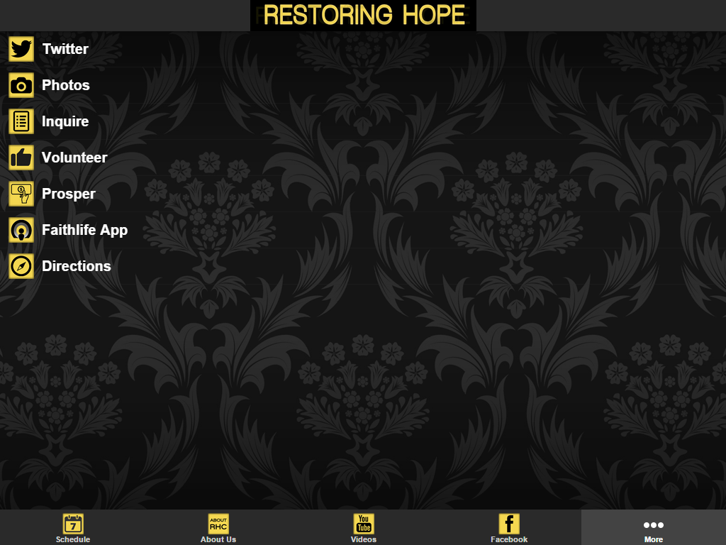 Restoring Hope Church App