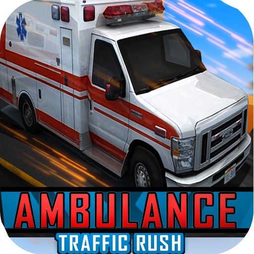 Ambulance Traffic Rush Icon