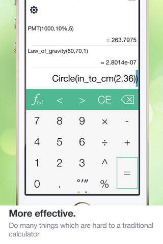 iFxCalc: A most human nature function calculator. Support customization of functions. screenshot 3