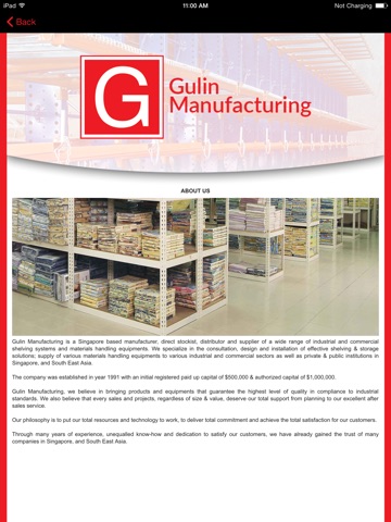 Gulin Manufacturing screenshot 2