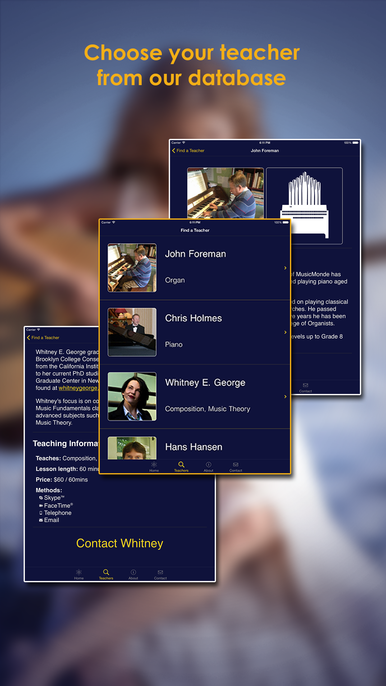 MusicMonde: Find your perfect music teacher for online video lessons