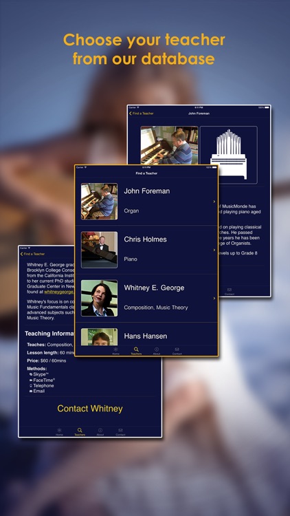 MusicMonde: Find your perfect music teacher for online video lessons screenshot-3
