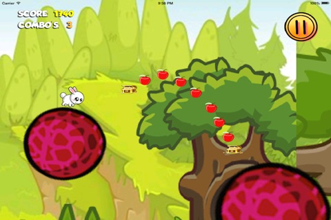 A Floppy Bunny Fruit Obstacle Arcade Jump screenshot 4
