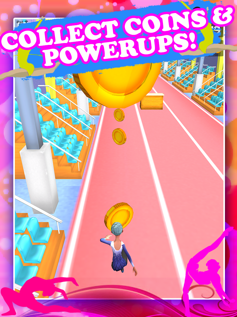 American Gymnastics Girly Girl Run Game FREE screenshot 7