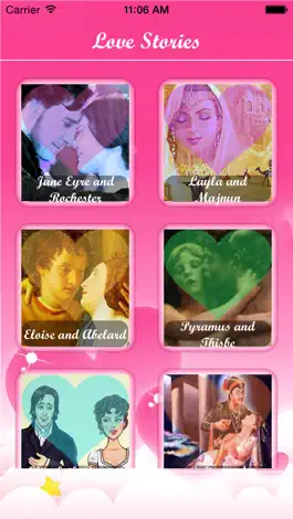 Game screenshot Great Love Stories Of The World:Famous yelp Story apk