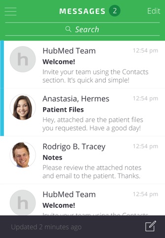 Hubmed screenshot 2