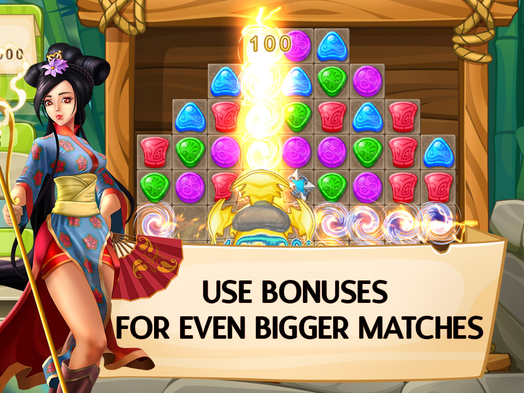 Gem Legends Free. Match 3