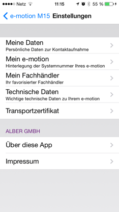 e-motion® M15 screenshot 5