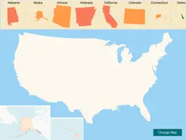 Game screenshot USA Map Puzzle - Map the States hack