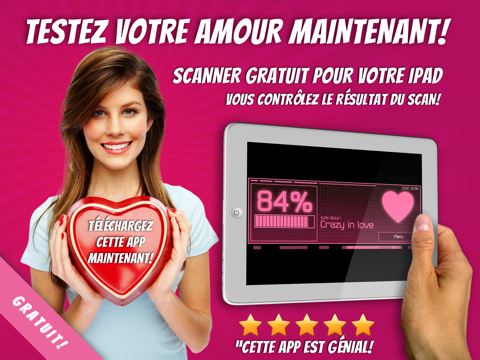 Screenshot #4 pour Le meilleur Scanner d’amour – scannez & testez votre copain ou copine gratuitement!