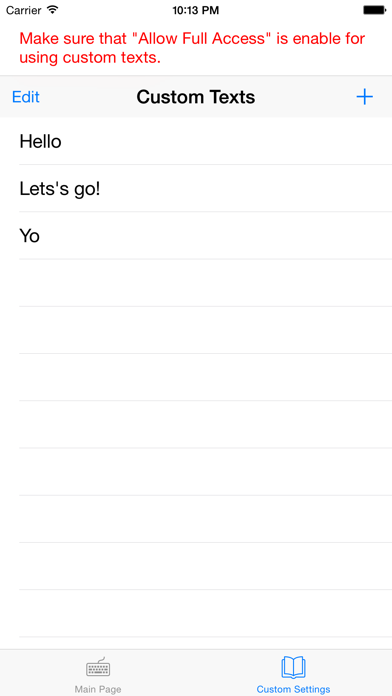 App screenshot