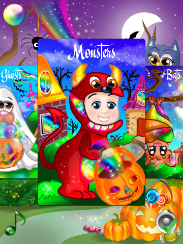 Screenshot #5 pour Coloriage Halloween - jeux et activité manuelle – jeu et dessins pour les enfants – comment dessiner citrouille et hanté, fantôme et squelette