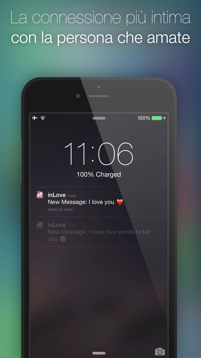 inLove - App per due conto alla rovescia dellevento diario chat privata appuntamento e flirt per coppie innamorate