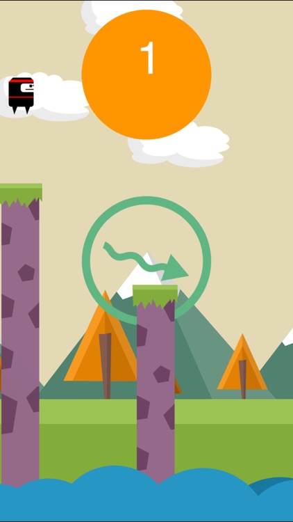 A Ninja Man Jump Master - Spring Mr Ninja Along The Stick Platforms