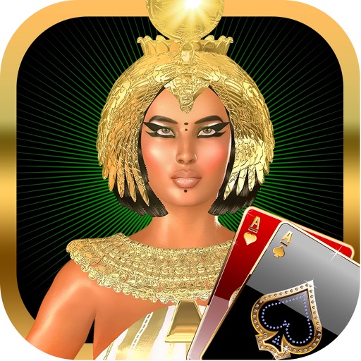 21 A  Cleopatra Blackjack Pontoon - Spades  myVegas Casino icon