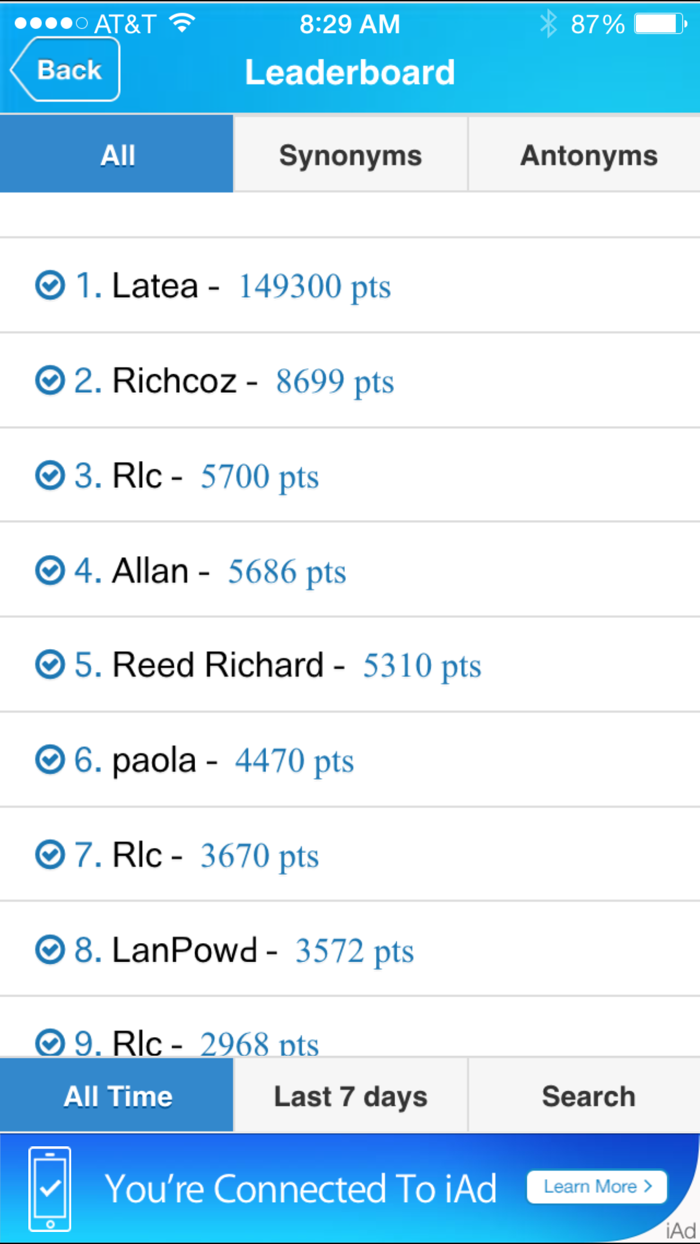Synonyms and Antonyms