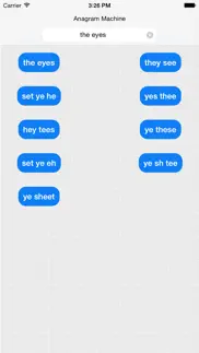 anagram machine iphone screenshot 1