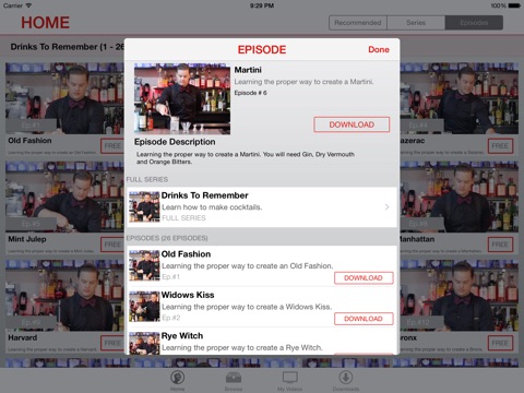Drinks to Remember Video Lessons: Cocktails screenshot 3