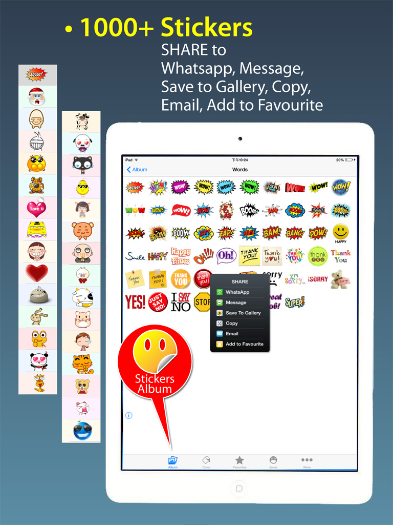 Stickers Free + Emoji Keyboard & Emoji Art screenshot 6