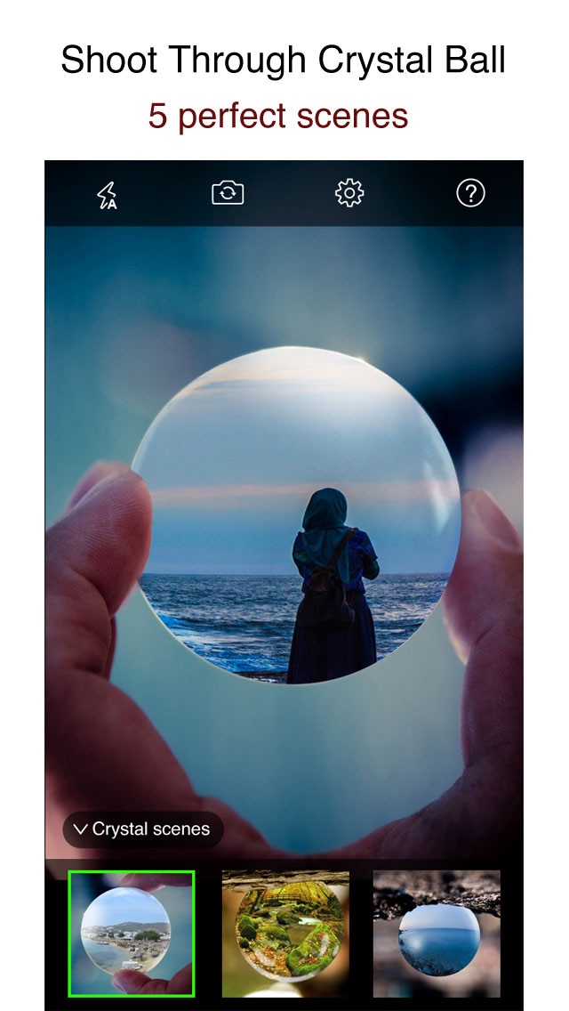 download iPixelCamera - Powerful Camera with Old Films, Fisheye Lens, Crystal Scenes and Color Flashlights apps 3