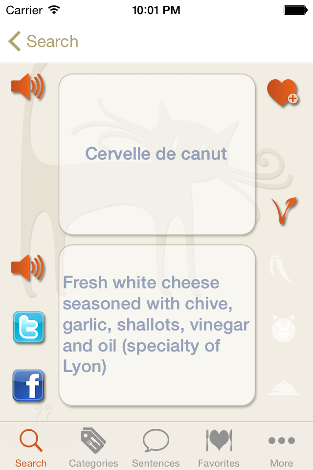 Bon appétit - French food and drink glossary
