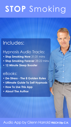 Stop Smoking Forever - Hypnosis by Glenn Harrold screenshot 1