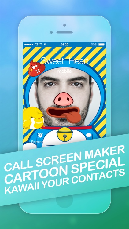 Call Screen Maker - Cute Cartoon Special for iOS 8