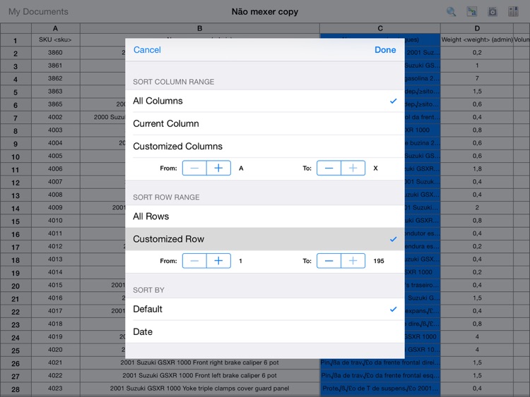 CSV Editor - The ultimate CSV app screenshot-4