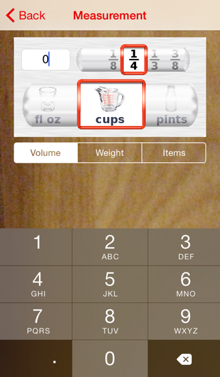 serving sizer recipe manager iphone screenshot 2