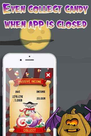Halloween pumpkin clickers- trick or treat with spooky sound, monster, zombie, cookie and candy screenshot 3