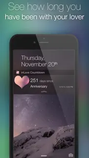 inlove - app for two: event countdown, diary, private chat, date and flirt for couples in a relationship & in love iphone screenshot 3