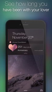 inLove - App for Two: Event Countdown, Diary, Private Chat, Date and Flirt for Couples in a Relationship & in Love screenshot #3 for iPhone