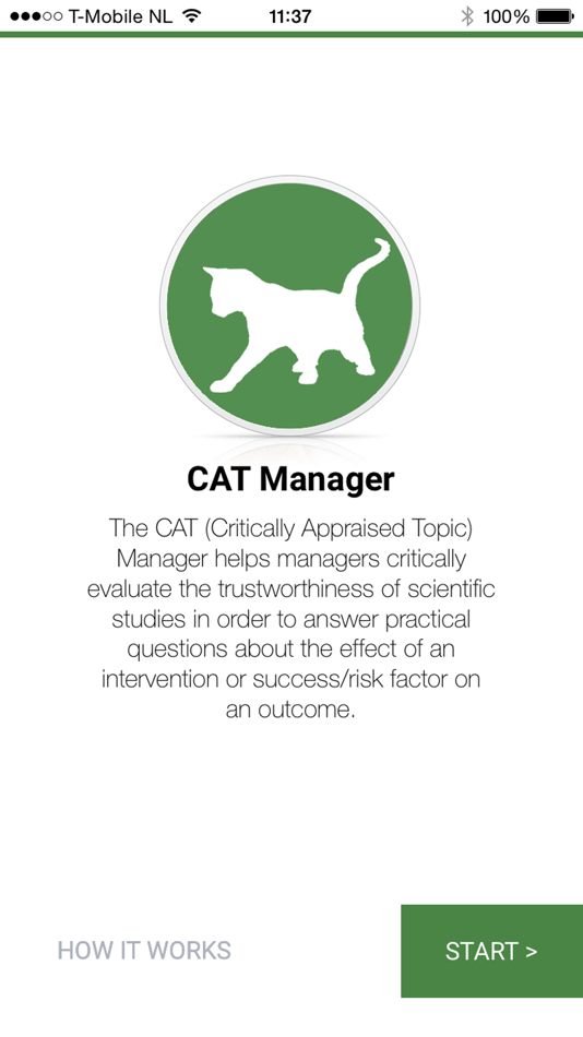 #1. CAT Manager (iOS) 由: Center for Evidence-Based Management