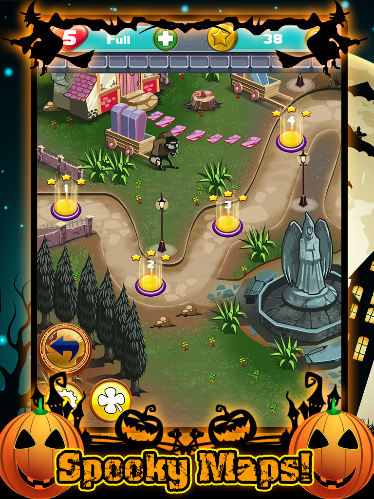 Halloween Match 3 Spooky Holiday Game FREE screenshot 7