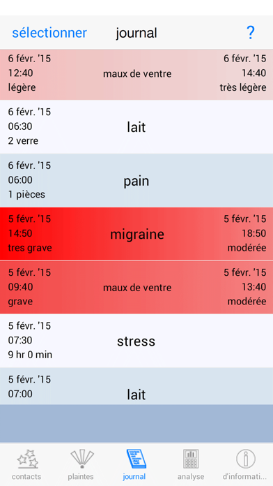 Screenshot #3 pour Allergie Analyseur