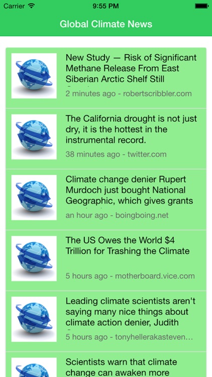 Global Climate News