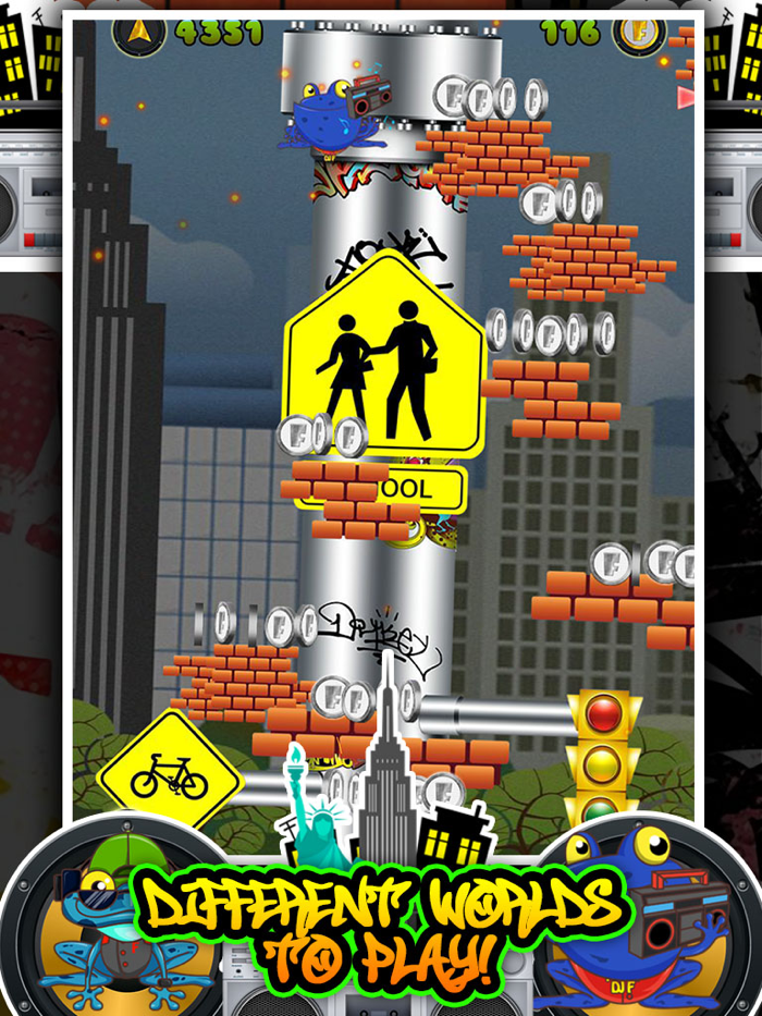 Hip Hop Frog Jump Game FREE