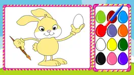 Game screenshot Bunny and Friends Coloring apk