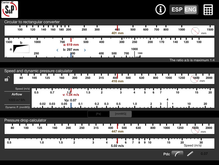 S&P Duct Calculator