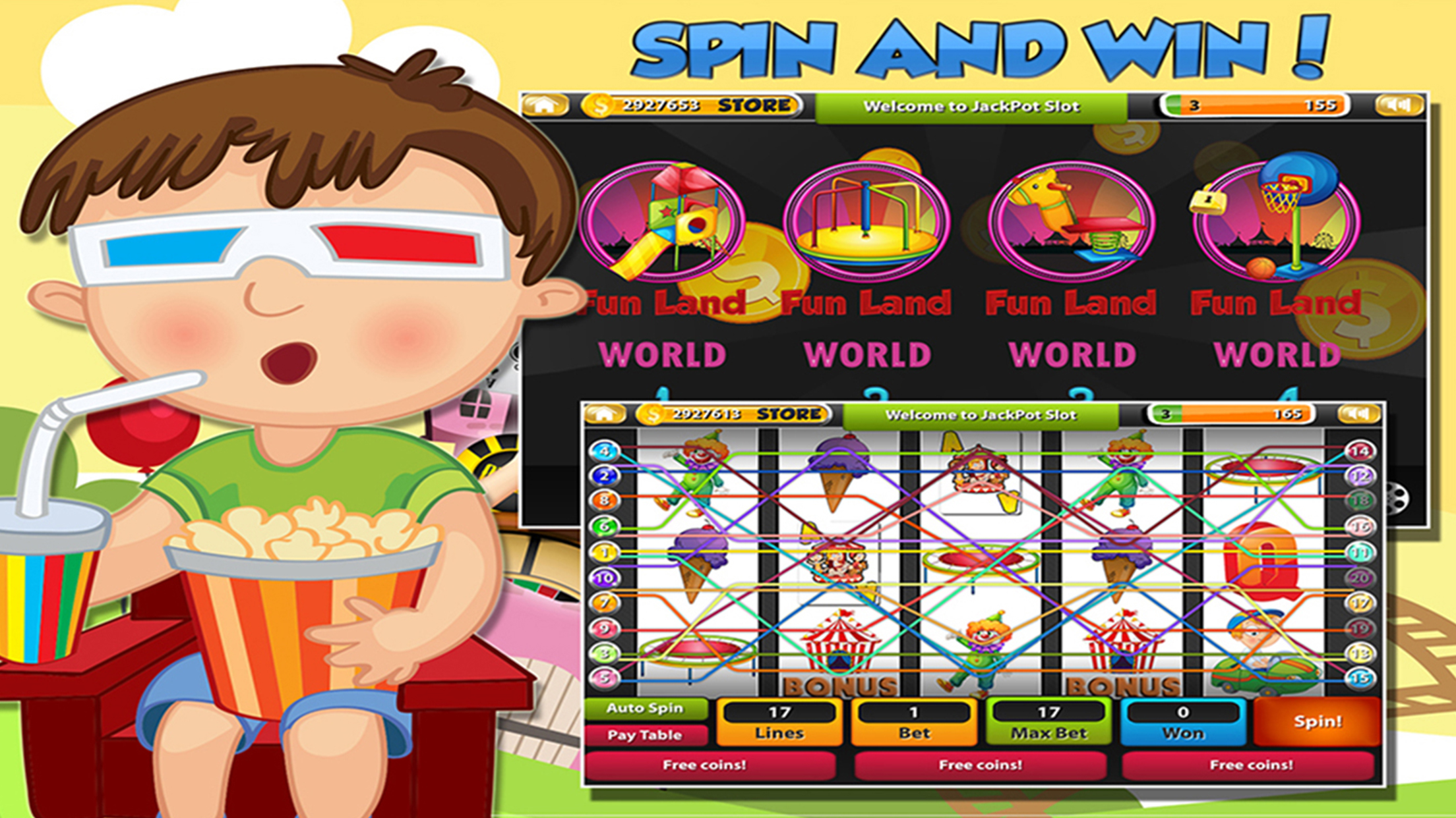 Amusement Park Themed 5-Reels Video Slots - Vegas Strip VIP Casino Wins with Cash Coaster Jackpot screenshot 5