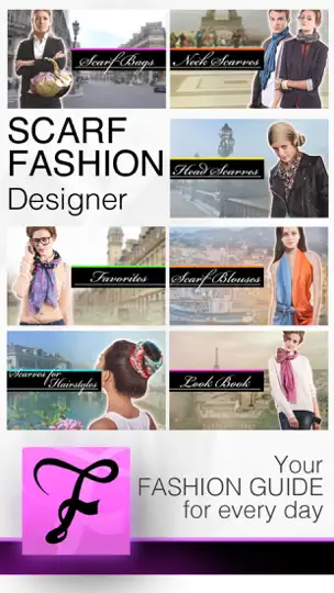 Fashion & Style Guide Hvordan å Bære Et Skjerf iPhone-skjermbilde 1