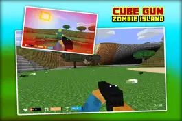 Game screenshot Cube Gun 3D Zombie Island apk