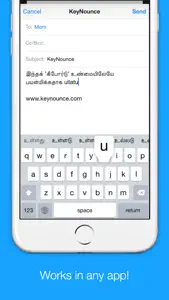 Tamil Transliteration Keyboard by Keynounce screenshot #3 for iPhone